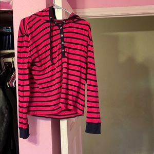 Long sleeve striped top